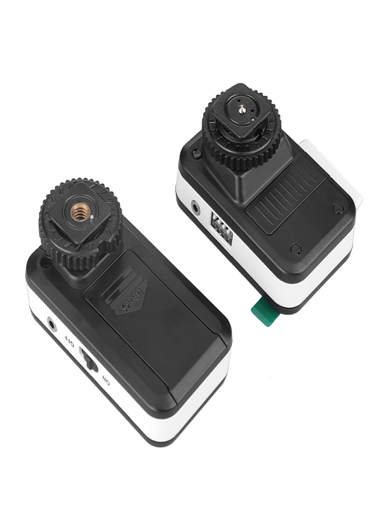 NiceFoTo Wireless Transmitter Receiver Flash Trigger with 3.5mm Adapter Compatible with Canon Nikon - Image 2